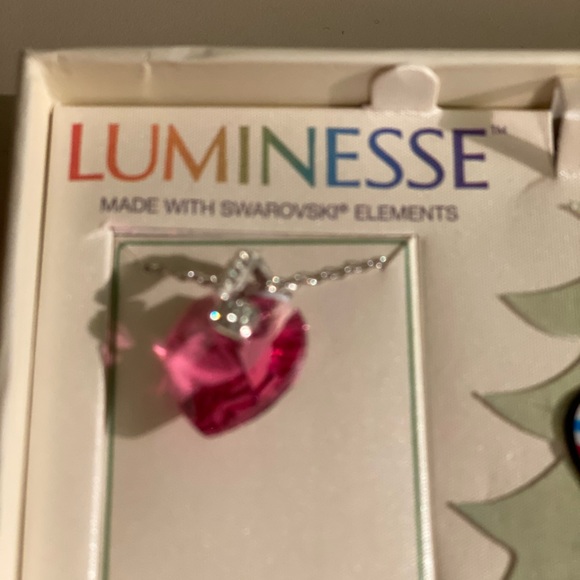 🦄💕 Valentine! Swarovski pendant with sterling - Picture 3 of 10